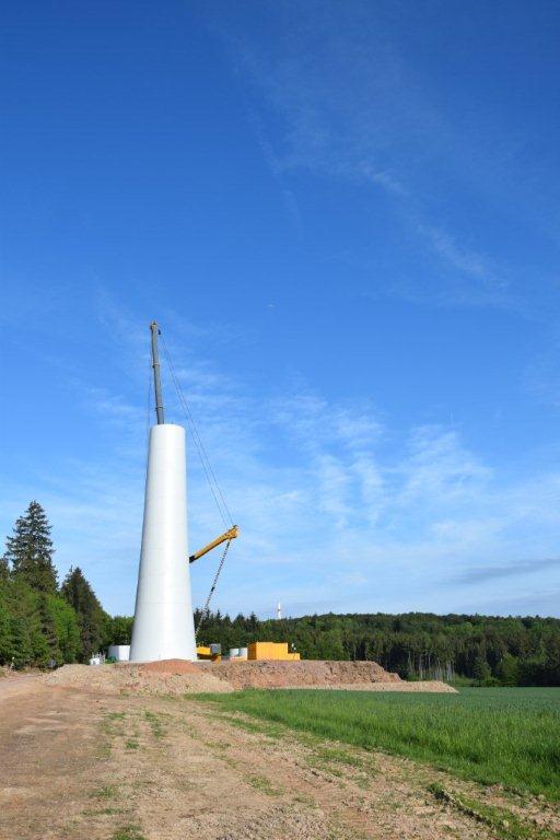  Bau Windpark 