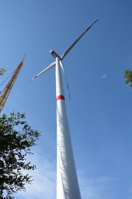  Bau Windpark 
