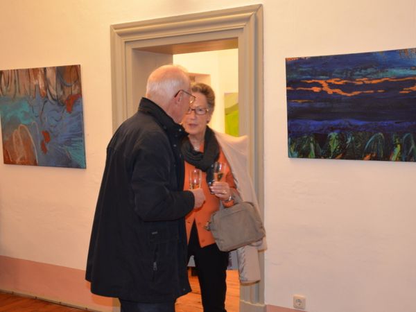 Bilder von Evelin Neukirchen in der Amtshausgalerie der Stadt Freudenberg Impressionen der Vernissage und der Ausstellung